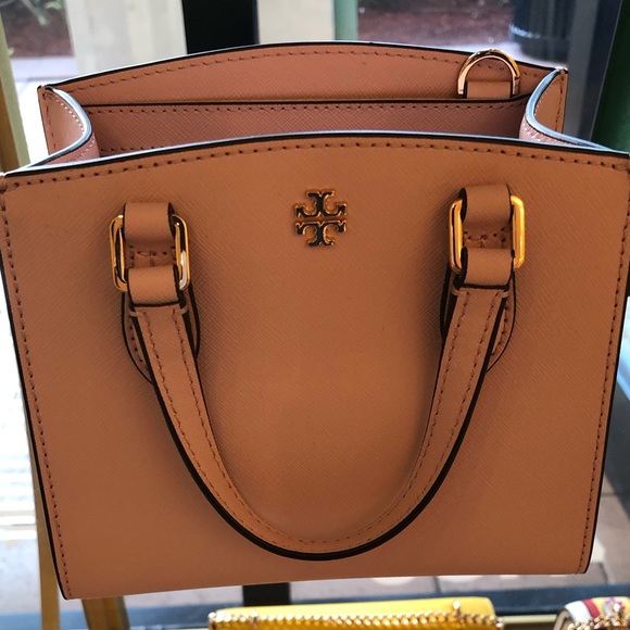 Tory Burch Emerson Micro Satchel in Pink Quartz - Picture 6 of 10